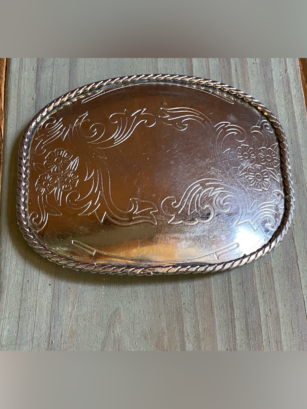 Vintage German Silver 1988 Belt Buckle